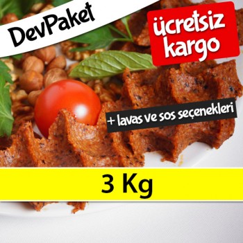 3 Kg Çiğ Köfte